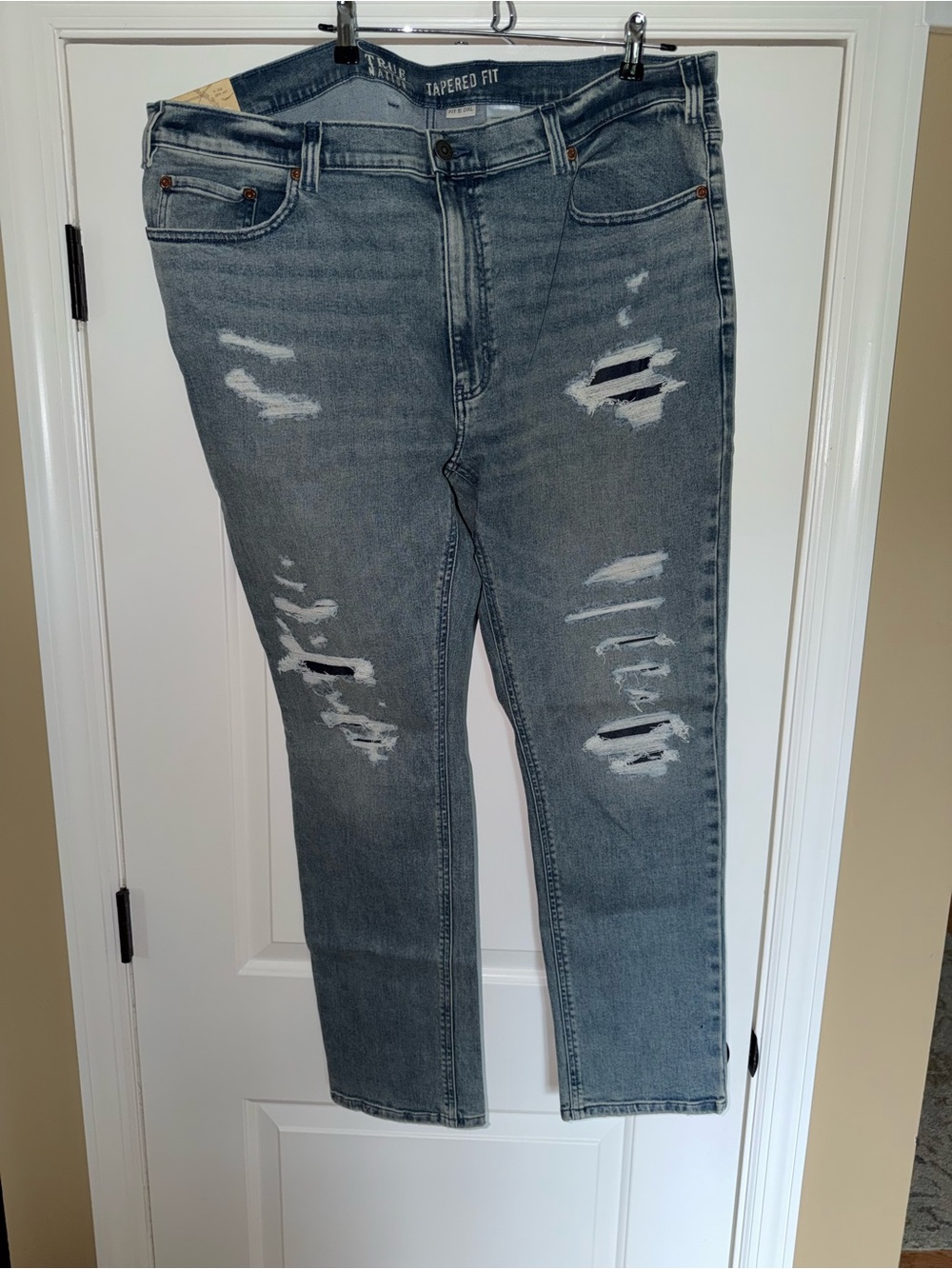 True Nation (DXL) Light Blue Taper Jeans